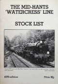 Book cover of The Mid-Hants 'Watercress' Line - Stock List by COOPER, Peter